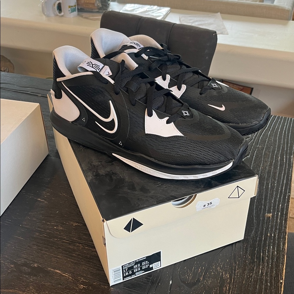 Nike Kyrie Low 5 TB Dual-Tone Black and White Sneakers